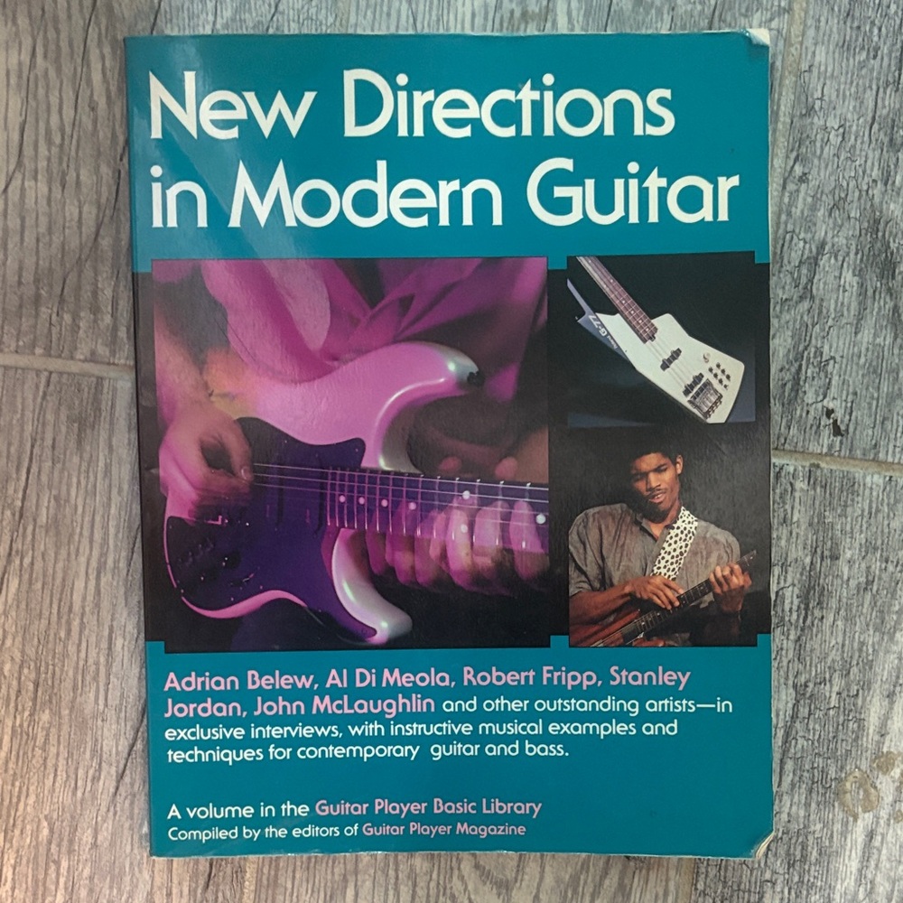 New Directions in Modern Guitar - Blue Cover